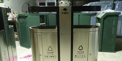 不銹鋼戶外環(huán)衛(wèi)分類(lèi)垃圾桶