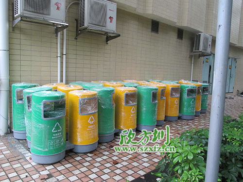 珠海小區(qū)玻璃鋼垃圾桶，有保障的玻璃鋼分類(lèi)垃圾桶