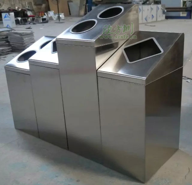 江西南昌商場(chǎng)不銹鋼分類環(huán)?；厥胀靶婪桔诠S生產(chǎn)圖