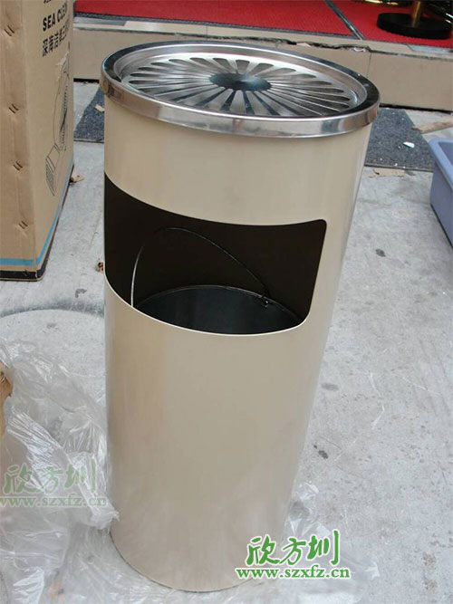 欣方圳菊花格商場垃圾桶，好產(chǎn)品在哪都受歡迎