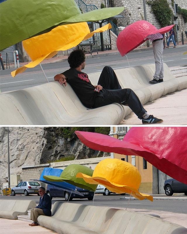 童趣創(chuàng)意設(shè)計(jì)七彩戶外休閑椅，能遮陽擋雨