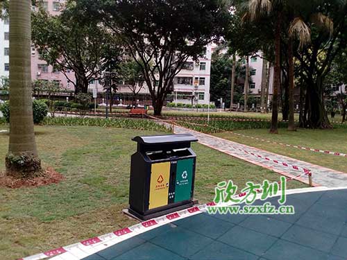 韶關機關鋼制垃圾桶，欣方圳量身定做